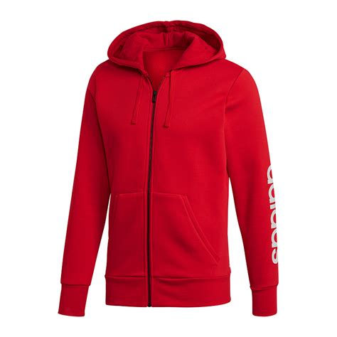 rote adidas kapuzenjacke|Rot .